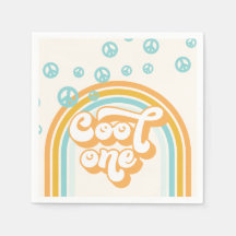 Cool One Retro Jongen 1e Verjaardag