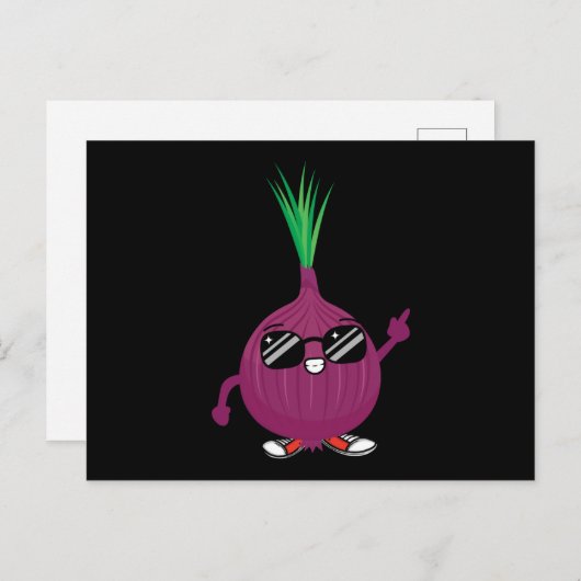 Cool Onion Briefkaart (Voorkant / Achterkant)
