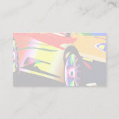 Cool ontwerp van het thema Automobielindustrie Visitekaartje (Achterkant)