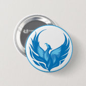 Cool ontwerp van Phoenix-vogel Ronde Button 5,7 Cm (Voorkant /achterkant)