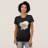 Cool Ontwerp van Vanille Ijs T-shirt (Voorkant volledig)