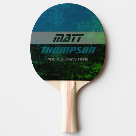cool ontwerp voor een pingpongpeddel met zijn naam tafeltennisbatje (Voorkant)