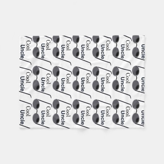 Cool oom Fleece Blanket Deken (Voorkant (Horizontaal))