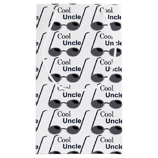 Cool oom Gift Bag Klein Cadeauzakje (Achterkant)