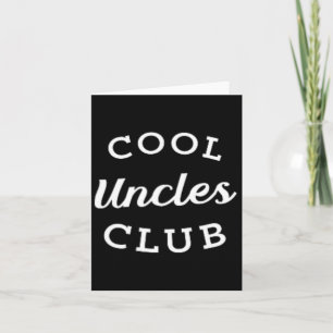 Cool Ooms Club Beste Oom Ever Grappige Vaders Dag Kaart