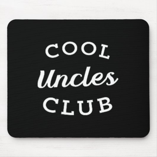 Cool Ooms Club Beste Oom Ever Grappige Vaders Dag Muismat (Voorkant)