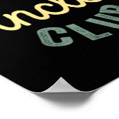Cool Ooms Club Beste Oom Ever Grappige Vaders Dag Poster (Hoek)