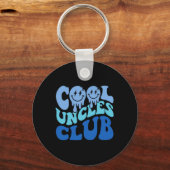 Cool Ooms Club Beste Oom Ever Grappige Vaders Dag Sleutelhanger (Voorkant)