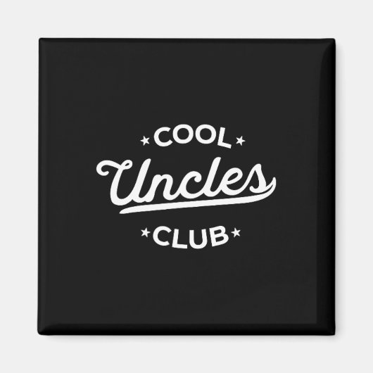 Cool Ooms Club Beste Oom Ooit Grappig Pocket Fath Magneet (Voorkant)
