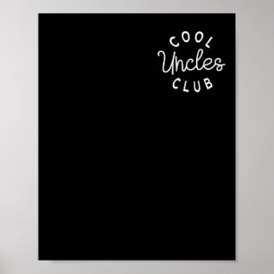 Cool Ooms Club Beste Oom Ooit Grappig Pocket Fath Poster