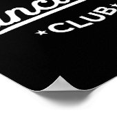 Cool Ooms Club Beste Oom Ooit Grappig Pocket Fath Poster (Hoek)