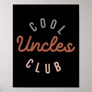 Cool Ooms Club Beste Oom Ooit Grappig Pocket Fath Poster
