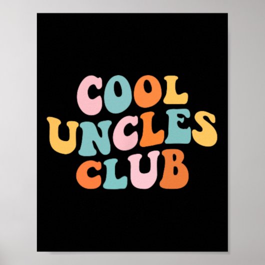 Cool Ooms Club Beste Oom Ooit Grappig Pocket Fath Poster (Voorkant)