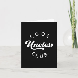 Cool Ooms Club Beste Oom Ooit Grappige Pocket Kaart