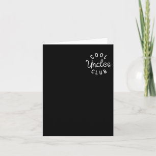 Cool Ooms Club Beste Oom Ooit Grappige Zak Fath Kaart