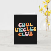 Cool Ooms Club Beste Oom Ooit Grappige Zak Fath Kaart (Gele Bloem)