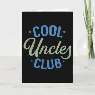 Cool Ooms Club Beste Oom Ooit Grappige Zak Fath Kaart