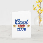 Cool Ooms Club Beste Oom Ooit Grappige Zak Fath Kaart (Gele Bloem)