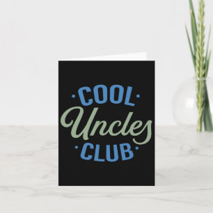 Cool Ooms Club Beste Oom Ooit Grappige Zak Fath Kaart
