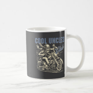 Cool Ooms Club Biker Oom Retro Oom Motorrijden Mo Koffiemok