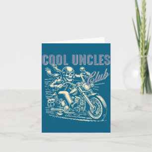 Cool Ooms Club Biker Oom Retro Oom Rijden Mo Kaart
