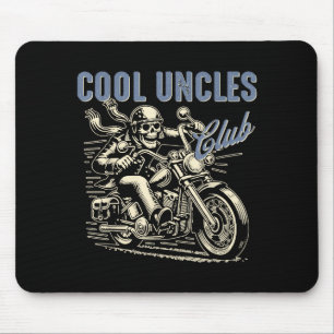 Cool Ooms Club Biker Oom Retro Oom Rijden Mo Muismat