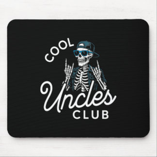 Cool Ooms Club T-shirt Grappig Skelet Mannen Oom  Muismat