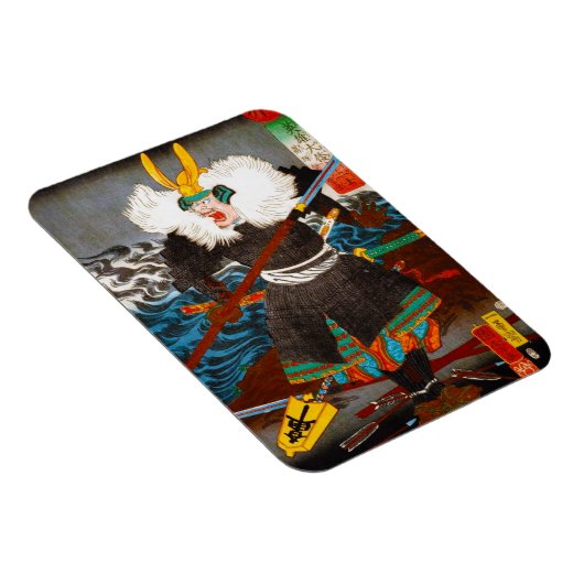 Cool oosters japans legendarische samoerai algemee magneet (Rechterzijde)