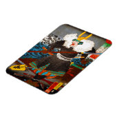 Cool oosters japans legendarische samoerai algemee magneet (Linkerzijde)