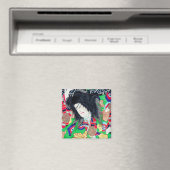 Cool oosters Yoshitoshi Kabuki Acteur japan kunst Magneet (Insitu (Vaatwasser))