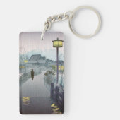 Cool-oosterse japanese overhemden nachtregen shino sleutelhanger (achterkant)