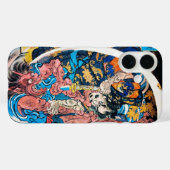 Cool-oosterse japanse Ancient Samurai demon Fight Case-Mate iPhone Case (Achterkant (horizontaal))