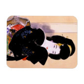 Cool-oosterse traditionele japanese geisha lady ar magneet (Horizontaal)