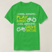 Cool Opa Drive Tractor Vaders Dag Gift Boer T-shirt (Design voorkant)