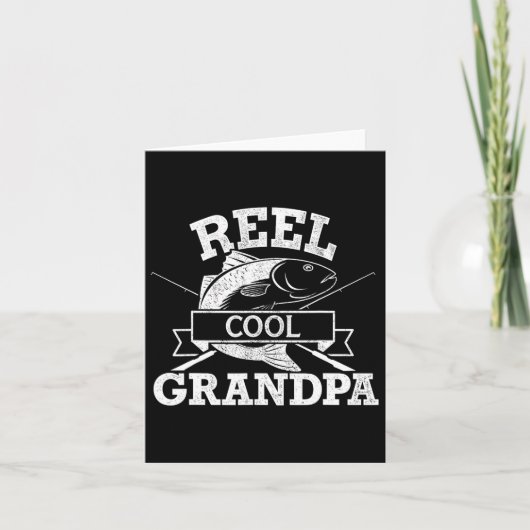 Cool Opa Vist Vaderdag Verjaardag Kerstmis Kaart (Voorkant)