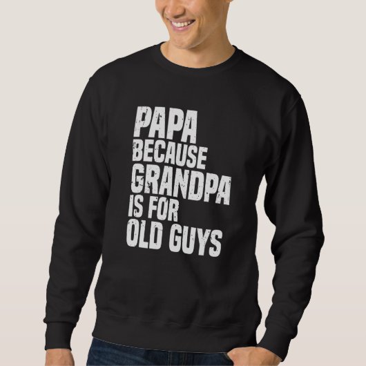 Cool Opa Voor Mannen Opa Opa Ouder Vader Trui (Voorkant)