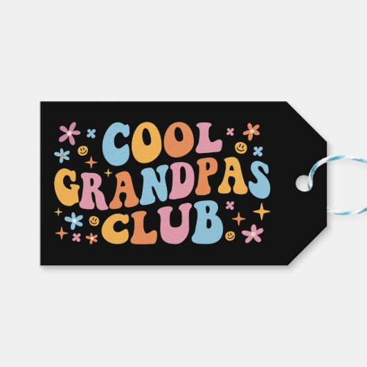 Cool Opa's Club III Cadeaulabel (Voorkant (Horizontaal))