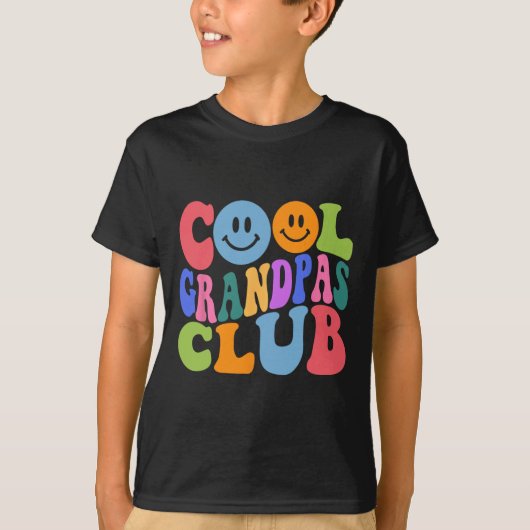 Cool opa's club papa papa vader vaders dag t-shirt (Voorkant)
