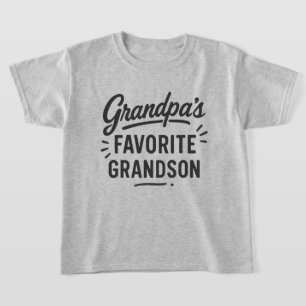 Cool opa's favoriete kleinzoon woordkunst t-shirt