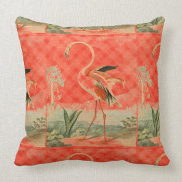 Cool Oranje Flamingo Kussen