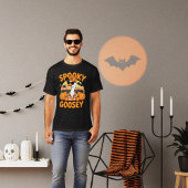Cool Oranje Halloween Goose Cartoon Design T-shirt