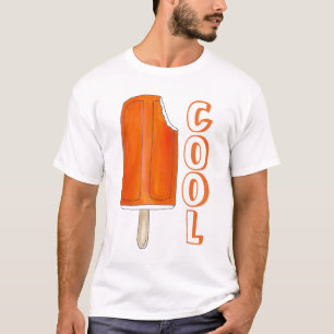 Cool Oranje Popsicle Creamsicle T-Shirt