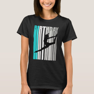 Cool Oranje Retro Girls Dance Birthday Happy Color T-shirt