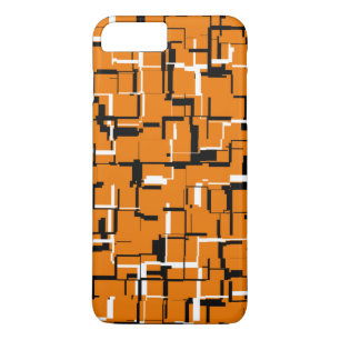 COOL Oranje zwart wit iPhone 8/7 Plus Hoesje