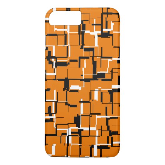 COOL Oranje zwart wit Case-Mate iPhone Case (Achterkant)
