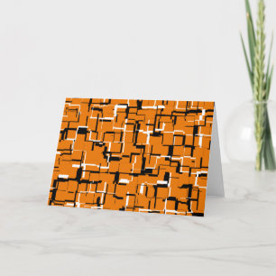COOL Oranje zwart wit Kaart