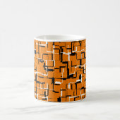 COOL Oranje zwart wit Koffiemok (Center)