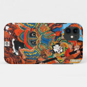 Cool oriëntaalse Japanse legendarische held Samura Case-Mate iPhone Case (Achterkant (horizontaal))