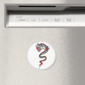 Cool Oriental Dragon-magneet Magneet (Insitu (Vaatwasser))