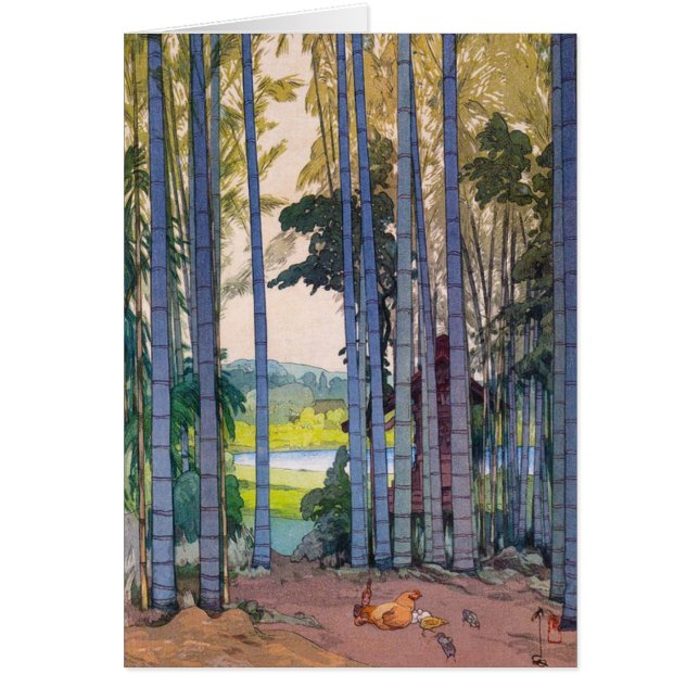Cool oriental japan Yoshida Bamboo Forest art (Voorkant)